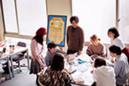 嵯峨美術大学 ▲入学定員135名の少人数制で、マンツーマンの指導が受けられる。